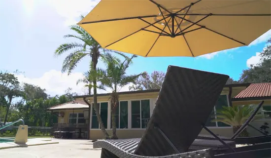 Outdoor scene used as a visual background